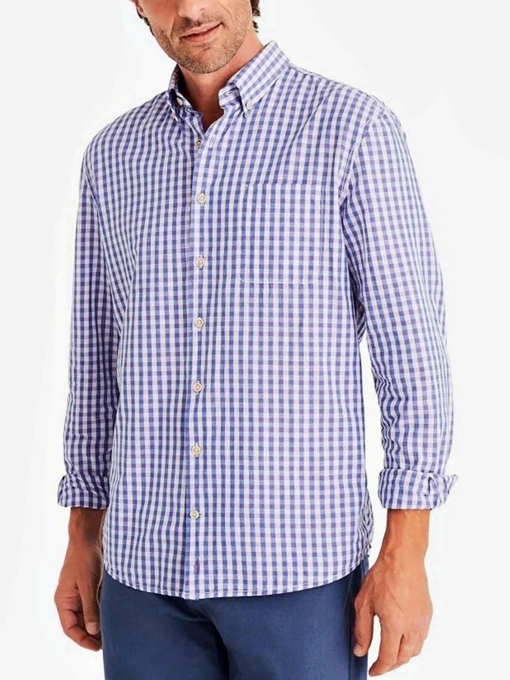 johnnie-O Abner Hangin' Out Button Up Shirt Size L